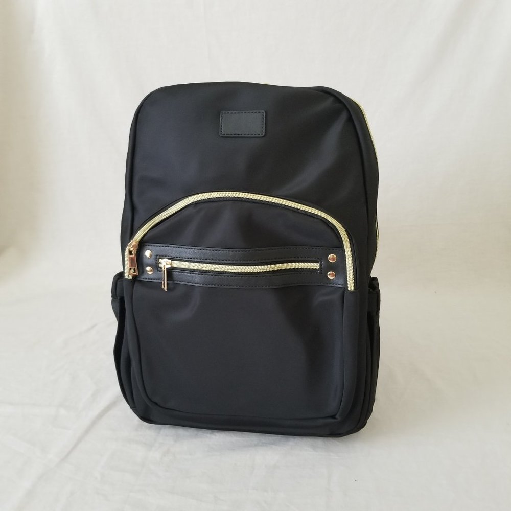 NEW! Roomy Lightweight Laptop Backpack w/USB/Anti-Theft/Luggage Strap